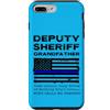 Funny Smart Deputy Sheriff Gift Ideas Custodia per iPhone 7 Plus/8 Plus Orgoglioso vice sceriffo nonno nonno nonno nipote