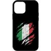 Italian Pride Designs Custodia per iPhone 12 mini Bandiera Italia graffiata look usurato patriottismo
