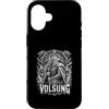 Norse Mythology Viking Ancestral Volsung Custodia per iPhone 16 Antico guerriero vichingo radice di eroi volsung