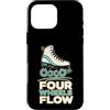 Jimbeels Custodia per iPhone 16 Pro Max Four Wheels Flow Pattini Quad