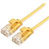 ROLINE Cavo patch UTP DataCenter Cat.6A (Classe EA) senza alogeni, sottile, giallo, 5 m