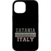 Italian born and Italy apparel Custodia per iPhone 15 Retro Catania Italia