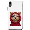 Golden Doodle Puppy Lover PS Custodia per iPhone XR Patriot Golden Doodle Closeup Portrait US Flag Occhiali da sole