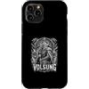 Norse Mythology Viking Ancestral Volsung Custodia per iPhone 11 Pro Antico guerriero vichingo radice di eroi volsung