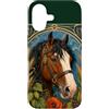 Belle Epoque Animals Custodia per iPhone 17 Cavallo da tiro Clydesdale Art Nouveau