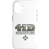MEDALS OF AMERICA EST. 1976 Custodia per iPhone 16 US ARMY 4° ID