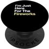Fourth Of July Fireworks Patriot qui per il giorno dell'indipendenza dei fuochi d'artific PopSockets PopGrip Adesivo