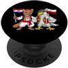 Croatian Polish Heritage Bandiera Croazia Polonia Radici croate Orgogliosa polacca PopSockets PopGrip Adesivo