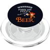 Drinking Party Gift Pizza & Beer Lover C Previsioni del fine settimana Pizza e birra Divertente Umorismo Foodie PopSockets PopGrip per MagSafe