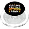 Gamer Level For Fan Sarcastic Humorous Detto divertente livellare di nuovo il cugino grande PopSockets PopGrip per MagSafe