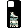 Jimbeels Custodia per iPhone 15 Four Wheels Flow Pattini Quad
