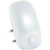 Electraline 58316 Luce Notturna Bambini di Cortesia LED con Interruttore On/Off, Bianco