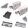 SOTECH 1 x SOTECH Sppendiabiti Set Completo Bianco Supporto a parete Supporto per armadio Capacità di carico 120 kg