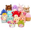Palmitessa Squish-mallows Original Mystery 5-Pack, Peluche Ufficiale, 20 cm, 4 Personaggi a Sorpresa, per Tutte le Età