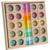 Cubi Colorati Impilabili Set di Giocattoli Blocchi Educativi per Bambini