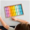 Cubi Colorati Impilabili Set di Giocattoli Blocchi Educativi per Bambini