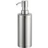 GAPPO Dispenser di sapone in nichel spazzolato, in acciaio inox, con pompa in metallo, per bagno, camera da letto e cucina