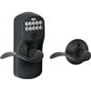 SCHLAGE FE575 PLY 716 ACC Plymouth Keypad Entry with Auto-Lock and Accent Levers, Aged Bronze