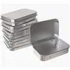 Hulless incernierato metallo 9,5 x 6,2 x 2 cm (pz Scatola di latta contenitori, mini Portable kit contenitori di stoccaggio piccola scatola di latta, contenitori, piccoli barattoli con coperchio,