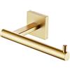 KOKOSIRI Portarotolo di carta igienica per il bagno, in acciaio inox spazzolato dorato, B2005BG