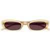 Saint Laurent Occhiali da Sole SL 557 SHADE 007 Giallo/Viola Donna 53/20/145