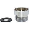 bzcemind 1pcs Ottone 1/2 Maschio a M22 M24 M20 Connettore Filetto Adatto per Bagno Adattatore per rubinetti Doccia Adattatore Femmina Connettore Femminile Raccordi in Rame,1/2 to M22 Female