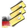 Genisys 30x di Titanio Lame di Ricambio Compatibile per Parkside falciatrice PMRA PMRDA - 1 Foro Break-Resistente - Senza Viti