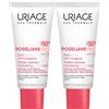 URIAGE ROSELIANE Crema colorata antirossori lenitiva SPF50+ pelle sensibile, couperose, rosacea 2x40 ml per la
