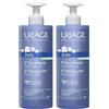 URIAGE BEBE 1a Acqua Detergente senza risciacquo, viso, corpo, pannolino neonati, bambini 2x500 ml
