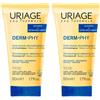 URIAGE DERM-PHY Olio Lavante Dermatologico bagno e doccia, pelle secca sensibile 2x50 ml