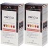 cm_main_brand_2876 PHYTO Color Kit 4,77 Castano Marrone Intenso 2x1 pz Set