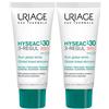 URIAGE HYSEAC 3-REGUL+ Trattamento anti-imperfezioni colorato SPF30 pelle grassa, acneica 2x40 ml Crema