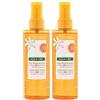 Klorane Olio Secco Solare SPF 30 con Tamanu BIO e Monoi 200ml - Protezione solare corpo capelli 2x200 ml