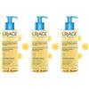 URIAGE Olio detergente struccante, pelle sensibile normale o secca, occhi, viso, labbra 3x100 ml