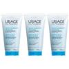 URIAGE Gelée gommage delicato, esfoliante scrub viso, pelle sensibile normale 3x50 ml Gel detergente