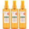 Klorane Olio Secco Solare SPF 30 con Tamanu BIO e Monoi 200ml - Protezione solare corpo capelli 3x200 ml