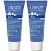 URIAGE BEBE 1° Crema idratante protettiva, viso, pelle sensibile di neonati, bambini 2x40 ml