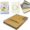 NIUGRECF Set di quaderni da ricamo in 36 colori, pagine in tessuto di cotone da 14 x 28 cm, con cerchio in bambù e borsa in tela, libro da ricamo fai da te per lavori di cucito, diario di ricamo per gli amanti