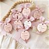miguha Tag Specchio Acrilico Personalizzato Oro/argento, Etichette For Bottiglie Con Logo Personalizzato, Decorazioni For Matrimonio Con Coriandoli Rotondi, Etichette For Caramelle Fai Da Te(40pcs)