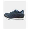 Trussardi, sneakers donna in pelle scamosciata e pizzo floreale, Nero
