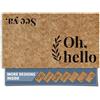 Barnyard Designs Zerbino con scritta Oh Hello, See Ya, tappeto antiscivolo per interni ed esterni, tappetino di benvenuto per porta d'ingresso, ingresso di casa, decorazione per casa colonica, 76 x