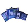 Travelon - Set di 4 sacchetti a rete, blu, 9,5 x 12,75 x 0,5