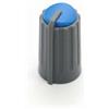 ezqnirk 10pcs REGOLAZIONE MIXER Diametro Della Manopola Diametro 10,5mm Cappo Di Manopola Di Plastica 18mm 270 Gradi Foro Interno A Forma Di D 6 Mm,Sky blue