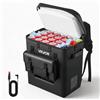 VEVOR Frigo Portatile da Auto, Frigorifero Portatile a Zaino Elettrico 13 Litri da Auto 12/24V, Mini Frigorifero con Compressore per Campeggio Viaggio Spiaggia Pesca Picnic, Temperatura da -6°C a 10°C