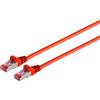S-CONN maximum connectivity Cavo patch cat6A S/FTP PIMF rosso senza alogeni 15m