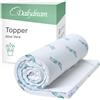 nivion Dailydream - Materasso topper in memory foam con estratto di aloe vera - Taglia M - Peso: 50-90 kg - Altezza: 5 cm / Dimensioni: 140x200 cm - Allevia la pressione