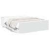 vidaXL Giroletto con cassetti bianco 120x190 cm materiale a base di legno
