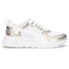 PUMA Trinity 2 Sneaker In Tessuto Ed Ecopelle Bianco Oro - Donna - Bianco Oro