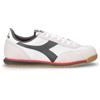 DIADORA Cross Sneaker In Tessuto Ed Ecopelle Bianco Nero - Uomo - Bianco Nero