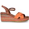 MARCO TOZZI Sandalo Con Zeppa In Ecopelle Mango Marrone - Donna - Mango Marrone